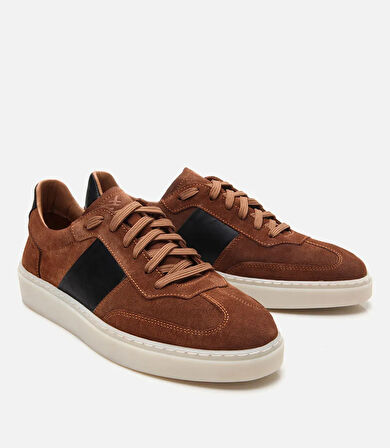 Erkek Süet Deri Taba Spor Ayakkabı