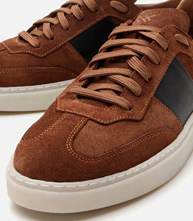 Erkek Süet Deri Taba Spor Ayakkabı