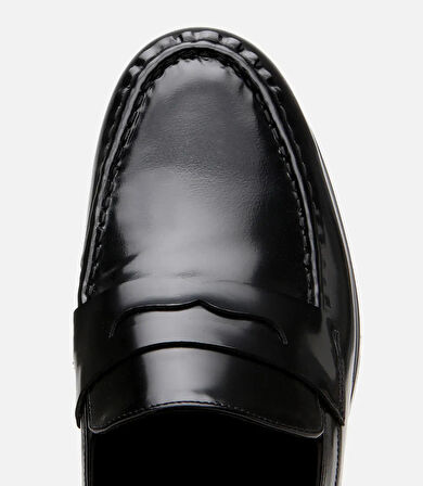 Erkek Deri Siyah Klasik Loafer
