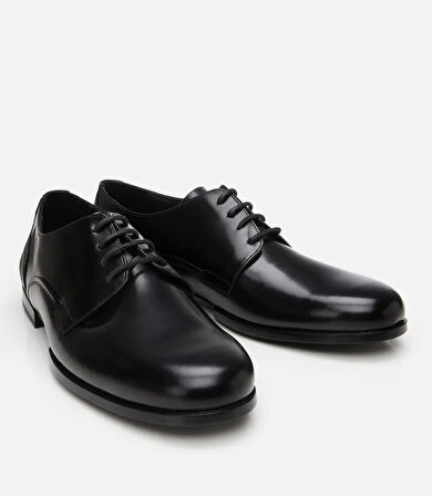 Erkek Deri Siyah Klasik Ayakkabı