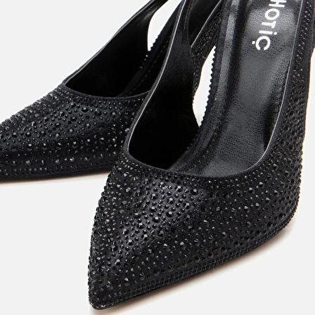 Siyah Kadın Stiletto