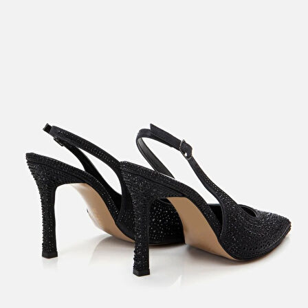 Siyah Kadın Stiletto