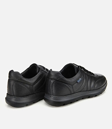 Erkek Deri Siyah Rahat Günlük Ayakkabı