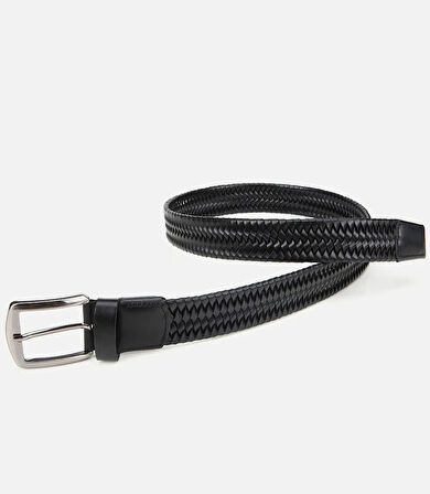 Erkek Deri Siyah Kemer