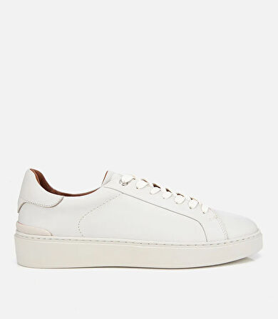 Erkek Deri Beyaz Günlük Ayakkabı