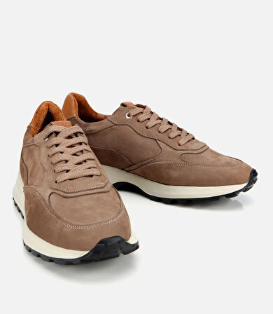 Erkek Deri Vizon Spor Ayakkabı