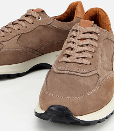 Erkek Deri Vizon Spor Ayakkabı