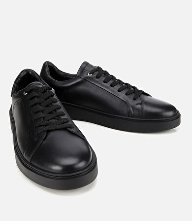 Erkek Deri Siyah Günlük Ayakkabı