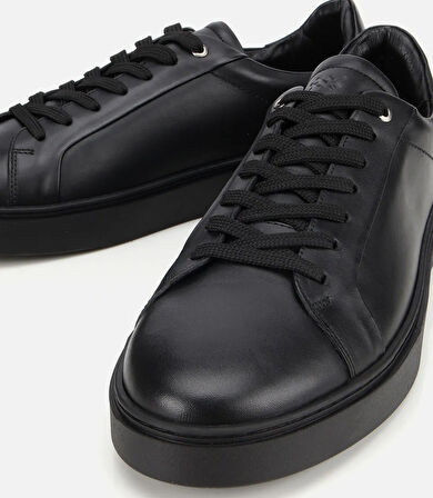 Erkek Deri Siyah Günlük Ayakkabı