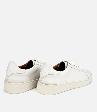 Erkek Deri Beyaz Günlük Ayakkabı