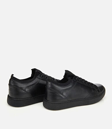 Erkek Deri Siyah Yumuşak Dokulu Günlük Ayakkabı