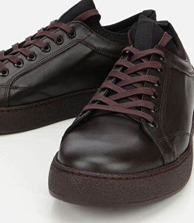 Erkek Deri Kahverengi Yumuşak Dokulu Günlük Ayakkabı