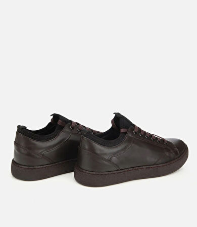 Erkek Deri Kahverengi Yumuşak Dokulu Günlük Ayakkabı