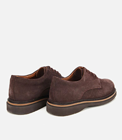 Erkek Süet Deri Kahverengi Hafif Tabanlı Günlük Ayakkabı