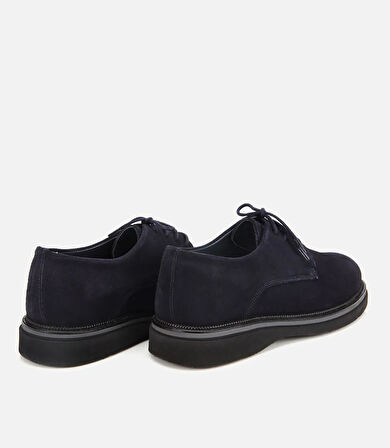 Erkek Süet Deri Lacivert Hafif Tabanlı Günlük Ayakkabı