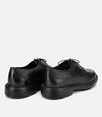 Erkek Deri Siyah Yumuşak Dokulu Günlük Ayakkabı