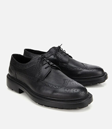 Erkek Deri Siyah Yumuşak Dokulu Günlük Ayakkabı