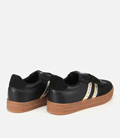 Kadın Siyah Düz Spor Ayakkabı