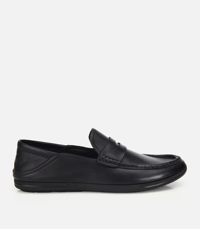Erkek Deri Siyah Comfort Günlük Loafer Ayakkabı