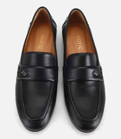 Kadın Deri Siyah Yumuşak Dokulu Klasik Loafer