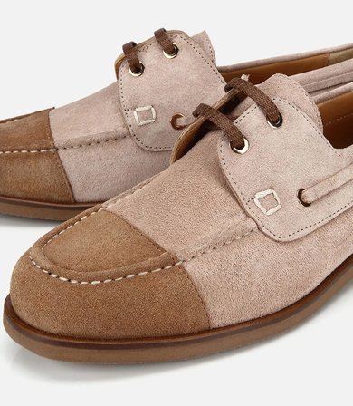 Kadın Süet Deri Vizon Bağcık Detaylı Günlük Loafer