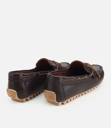 Erkek Deri Kahverengi Püskül Detaylı Günlük Loafer