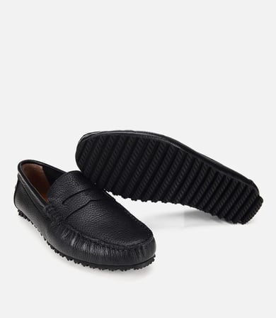 Erkek Deri Siyah Comfort Günlük Loafer