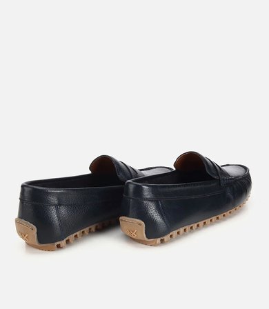 Erkek Deri Lacivert Comfort Günlük Loafer