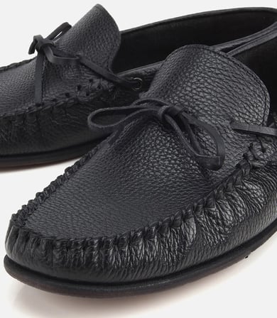Erkek Deri Siyah Yumuşak Dokulu Günlük Loafer
