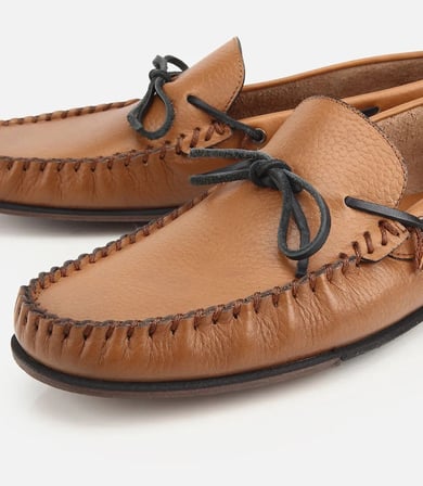 Erkek Deri Taba Yumuşak Dokulu Günlük Loafer