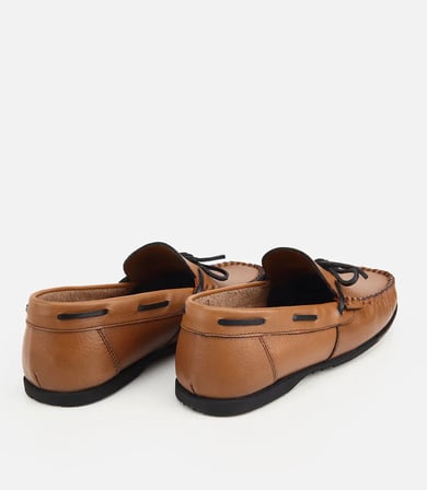 Erkek Deri Taba Yumuşak Dokulu Günlük Loafer