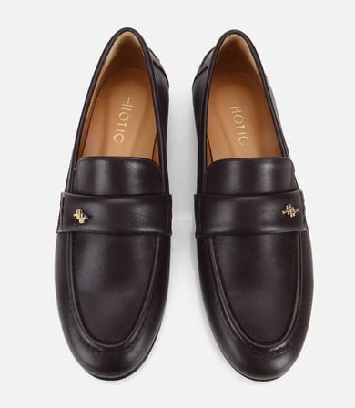 Kadın Deri Kahverengi Yumuşak Dokulu Klasik Loafer