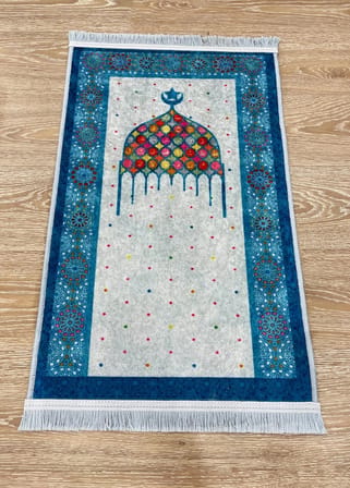 Çocuk Seccadesi Mavi 60x100 Ebat