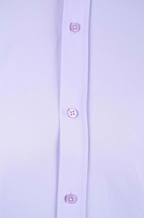 Standart Yaka Düz Gömlek Slim