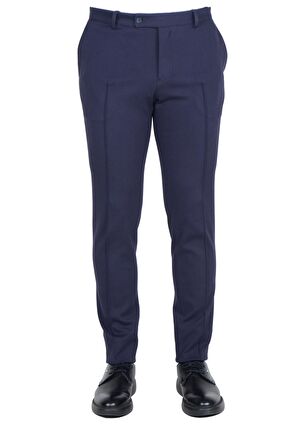 Cengiz İnler Yüksek Bel Tek Pile Çift Kemerli Erkek Pantolon