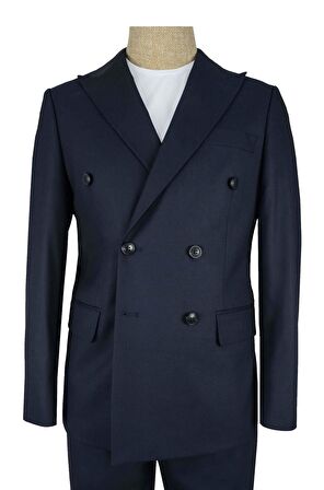 Erkek Kruvaze Takım Elbise