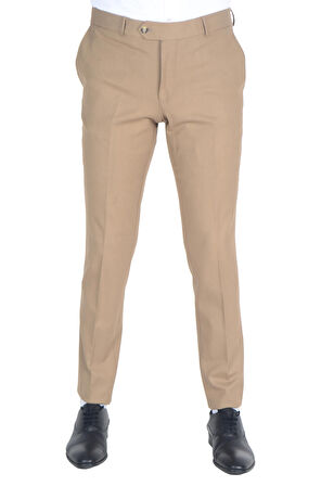 Cengiz İnler Düz Kumaş Erkek Slim Fit Pantolon
