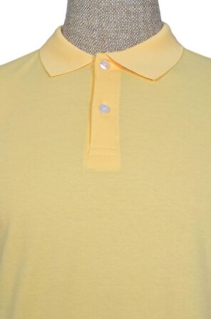 Polo Yaka Düz T-shirt Slim