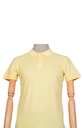 Polo Yaka Düz T-shirt Slim