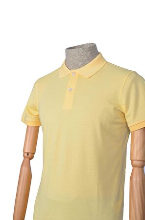 Polo Yaka Düz T-shirt Slim