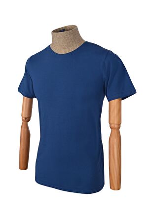 Cengiz İnler Sıfır Yaka Slim Erkek T-shirt