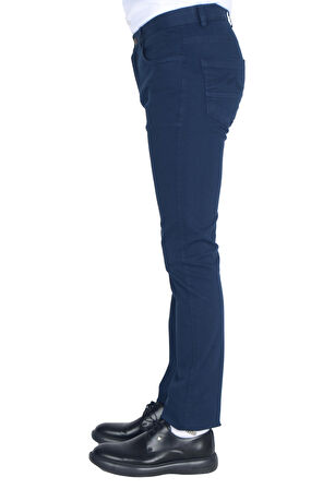 Cengiz İnler Slim Fit 5 Cep Erkek Kanvas Pantolon