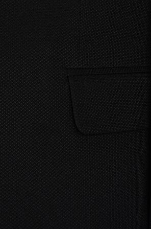 Kadife Kırlangıç Yaka Kruvaze Yelekli Damatlık