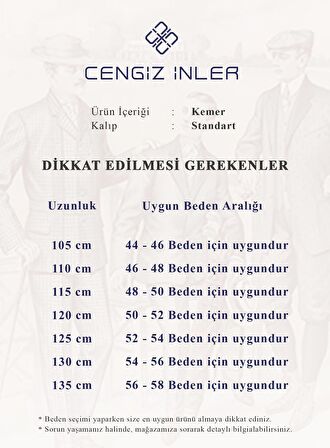 Cengiz İnler Lazer Büyük Desenli Rugan Erkek Kemer