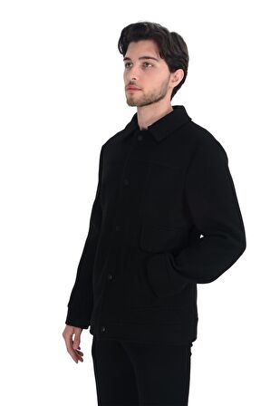 Cengiz İnler İthal Model Kolej Erkek Kaşe Kaban