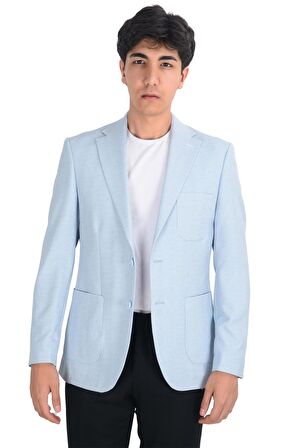 Cengiz İnler Kırçıllı Slim Fit Erkek Ceket