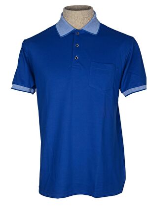 Cengiz İnler Polo Yaka Cepli Erkek T-shirt