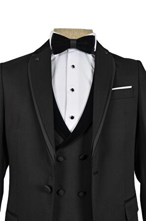 Armür Desen Kırlangıç Yaka Damatlık