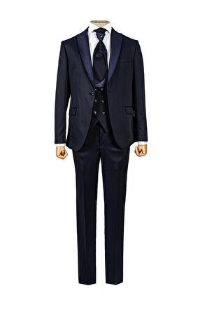 Armür Desen Kırlangıç Yaka Damatlık