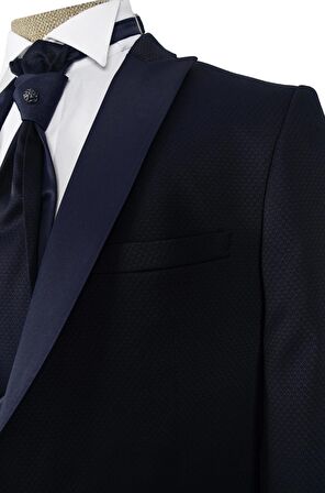 Armür Desen Kırlangıç Yaka Damatlık